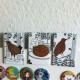 Magnets Triptyque Kraft