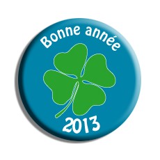 Magnet rond Bonne année 2013 