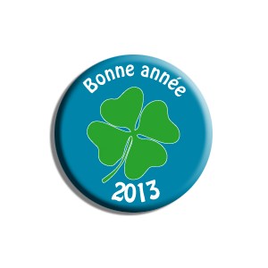 Magnet rond Bonne année 2013 