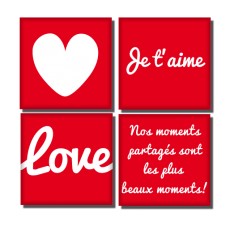 Magnets Quatuor d'amour