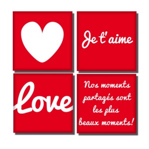 Magnets LOVE - L-O-V-E