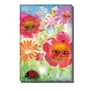 Magnet Jardin fleuri