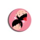 Magnet rond L'amour en rose