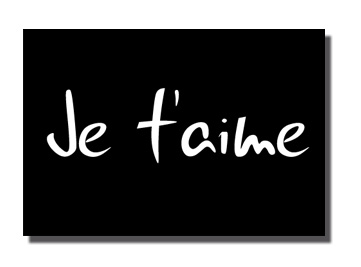 je t'aime