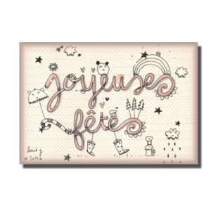 Magnet Joyeuses Fêtes