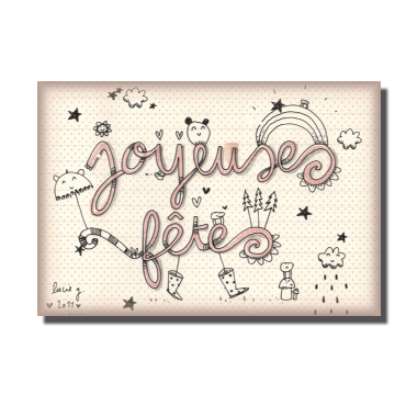 Magnet Joyeuses Fêtes